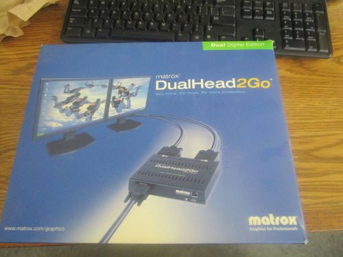 Matrox Model: D2G-A2D-IF DualHead2Go Video Module. Unuused Stock.  Open Box &lt;