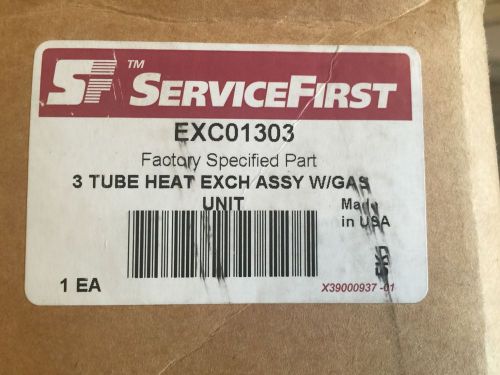 GENUINE TRANE EXC01303  3 TUBE HEAT EXCHANGE ASSM W/ GAS VALVE