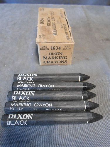 Lot of &#034;5&#034; vintage antique black dixon lumber crayons for sale