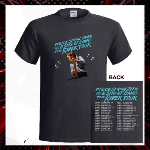 Bruce springsteen &amp; the e street band the river tour 2016 usa t-shirt s to 5xl for sale