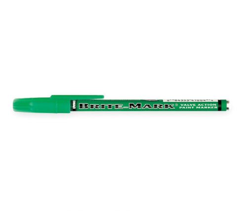 Dykem Valve Action Paint Markers, Brite Mark, Green, QTY 5, 41004 |KO4|RL