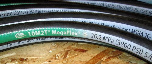 GATES HYDRAULIC HOSE 10M2T 5/8&#034; MEGAFLEX TWO WIRE BRAID HOSE 100R16 50 FEET