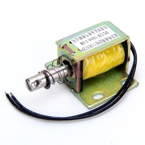 DC 12V Push Type Open Frame Solenoid Electromagnet (ZYE1-0837ZP)