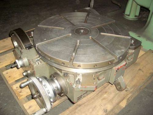 NIKKEN 19&#034; MANUAL TILTING ROTARY TABLE CENTER HEIGHT 11.33&#034;