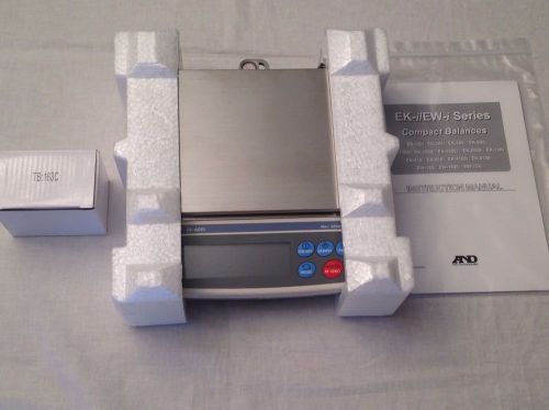 NEW BOX EK600i A&amp;D JEWELRY SCALE LEGAL CAP600g X 0.1g nmax6000 TEMP RANGE 5C-40C