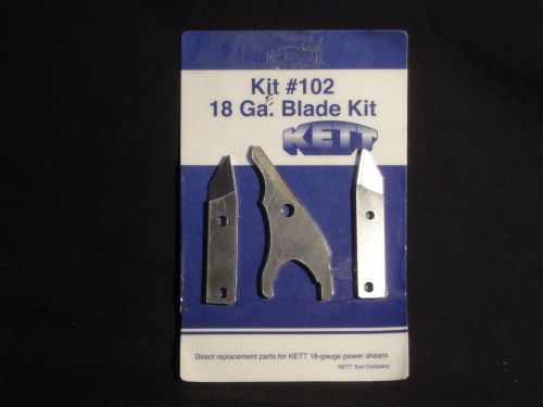 KETT #102 18 GA. BLADE KIT.  Makita JS1300, Milwaukee 6850, Dewalt dw890 + more