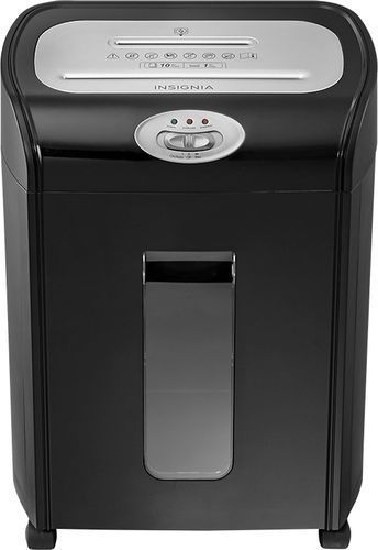 Insignia - 10-Sheet Microcut Shredder - Black NS-PS10MC