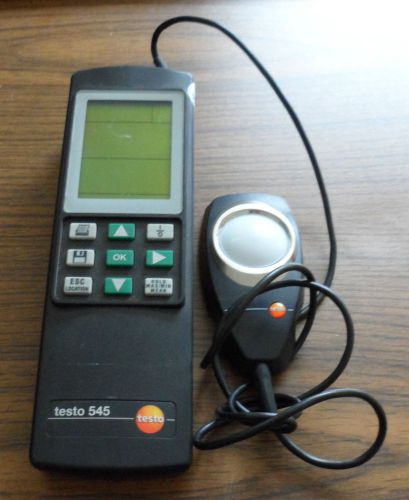 TESTO LIGHT METER 545