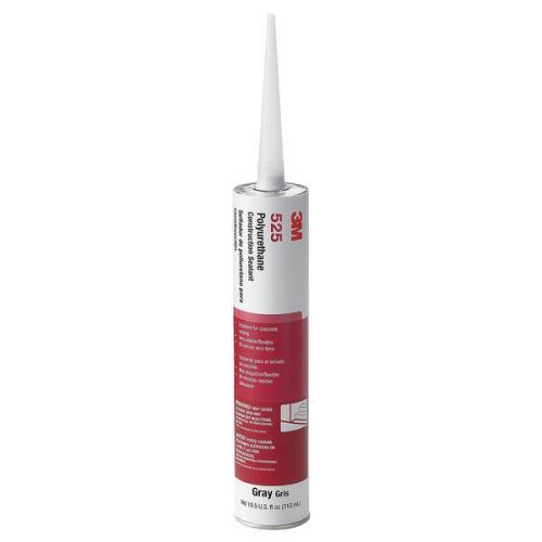 3M (525) Polyurethane Construction Sealant 525 Gray, 10.5 Fluid Ounce Cartridge