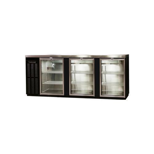 Continental Refrigerator BBC90S-GD Back Bar Cabinet, Refrigerated