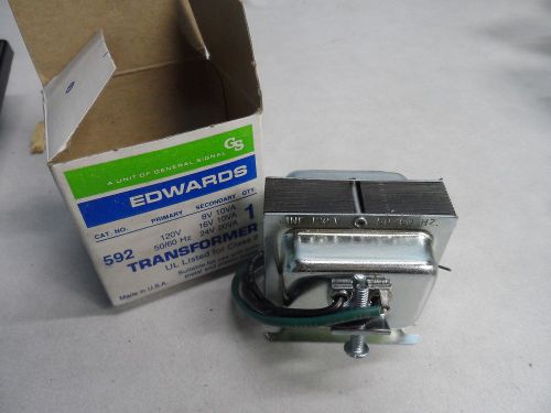 EDWARDS  TRANSFORMER  CAT#592   NEW  0516