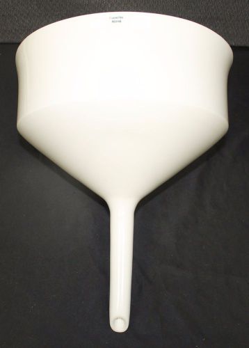 Coors buchner funnel 60248 porcelain 10-3/4&#034; dia 3-1/2&#034; deep 14&#034; h for sale