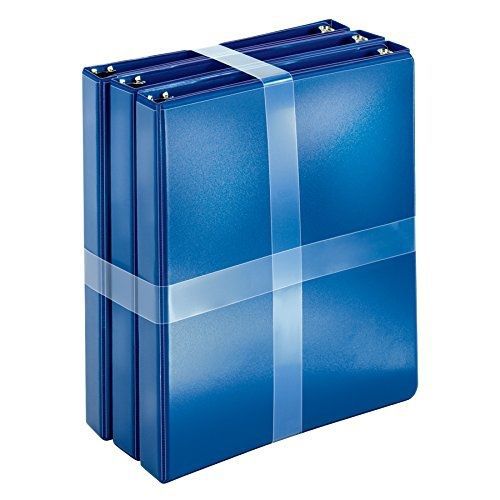 Cardinal 1-Inch, Round Ring View Binder, Blue, Case of 6 Binders (00411)