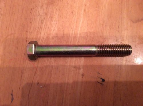 HEX CAP SCREW 5/8 -11 X 5&#034; GR. 8 ,YELLOW ZINC , 5 BOLTS.