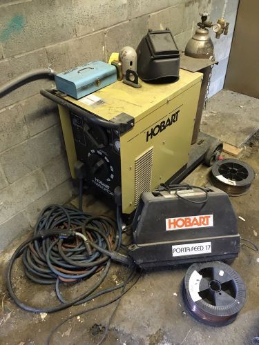 Hobart 300 AMP Welder MIG, Porta-Feed and Piecemaker + 3 tanks, etc.