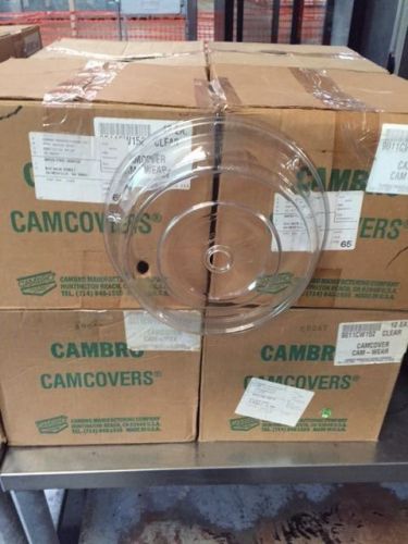 Cambro Camwear 9011CW152 Clear Camcover 10&#034; Plate Cover 12/Case