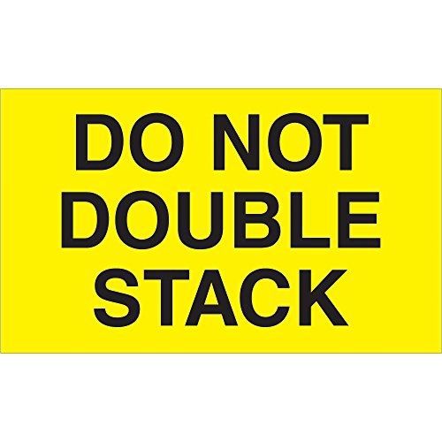 Tape logic dl1096 special handling label, legend &#034;do not double stack&#034;, 5&#034; for sale