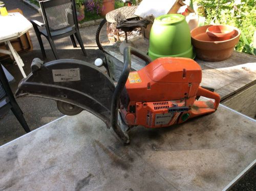 Husqvarna 371k Cut Off Saw As Is Piston Scored? 14 Inch Saw Concrete Saw