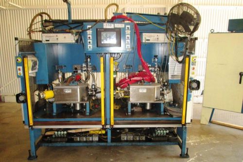 Cincinnati dual tube assembly leak test station - semi-automatic -used - am13586 for sale