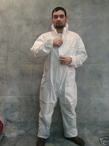 DISPOSABLE PROTECTIVE COVERALLS XXX-L SPRAY FOAM PAINT SUITS REUSABLE