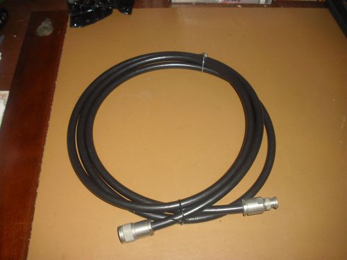 Heavy duty co-ax data cable bnc male to n type rf 82-96 ug-21c/u male port, 8 ft for sale
