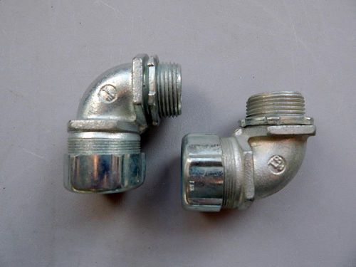 Thomas &amp; betts  5254 - 1&#034; liquidtight 90 deg sealtight connectors, lot of 10 new for sale