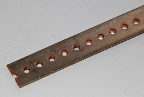 Copper Ground BUS Neutral connectivity Bar strip 25 x 1&#034; Tinned