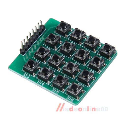 4x4 matrix 16 keypad keyboard module 16 button mcu for arduino for sale