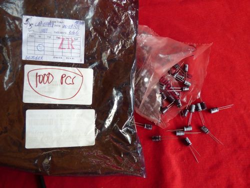 1,000 pcs Capacitor, CAP-01599-LF, CAP EL 100uF 20% 35V LO ESR p/n 610-0056P1