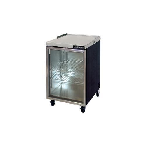 Continental Refrigerator BBC24-GD Back Bar Cabinet, Refrigerated