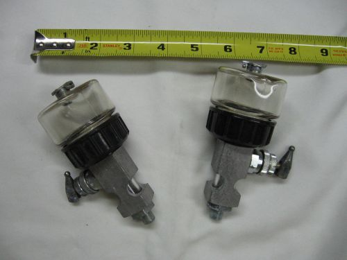 TWO Oil-Rite Plastic  Lubricators  -  Oilers - NOS