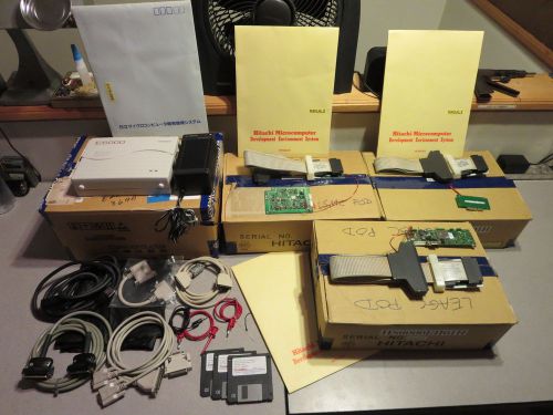 HITACHI RENESAS E6000 H8/3534 Emulator w/ 3 Cables ++ Extras