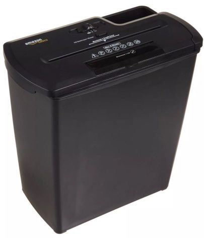 Amazon Basic,8-Sheet Strip-Cut Paper,CD,Credit Card Shredder, Free Shipping