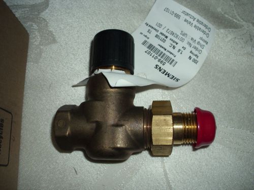 SIEMENS 599-01107 POWERMITE VF 599 SERIES VALVE MOD #021108