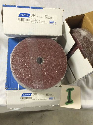 3 Boxes Norton Grinding Discs 7&#034; X 7/8&#034; Machine Shop Tooling