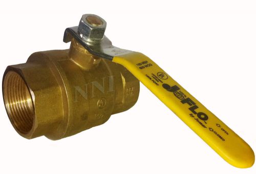 1-1/2&#034; NPT Full Port Brass Ball Valves 600WOG UL Listed