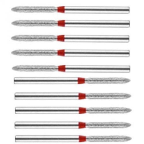 10 cr-22f dental diamond burs flat-end tapered medium fg 1.6mm handpiece a+ for sale