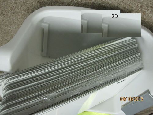 100pcs 024 6&#034;x12&#034; GLOSS WHITE / WHITE ALUMINUM LICENSE PLATE / CAR TAG BLANKS.