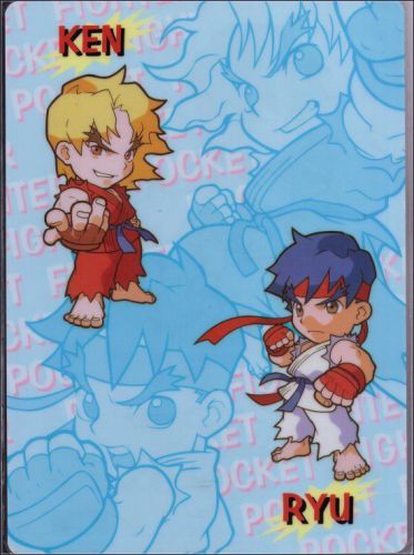 Pocket Fighter Ken &amp; Ryu Pencil Board - (Street Fighter) Capcom Jesnet