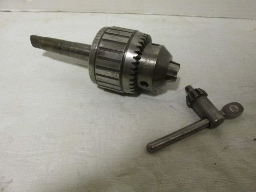 Jacobs Ball Bearing Super Chuck No. 14N with No. 2  Jacobs Taper Shank LQQK!