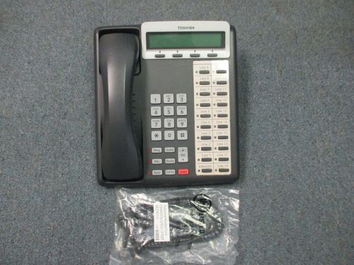 Toshiba Strata CIX CTX DKT 3220 SD 20 Button Display Speaker Telephone Charcoal