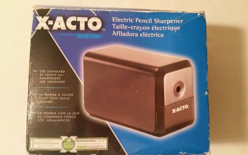 X-ACTO XLR Electric Pencil Sharpener Non Skid Rubber Feet Model # 1800 EUC