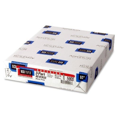 Ncr paper - reverse 3-part paper, 8-1/2&#034;x11&#034;, 500sh/pk, sold as 1 package, ncr for sale