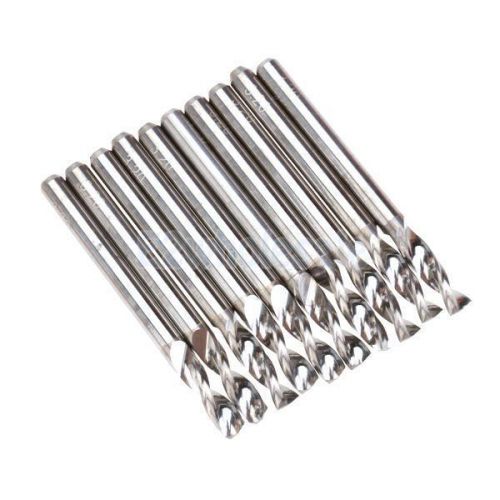 10pcs 3.2mm Carbide End Mill Endmill Tungsten Steel Blade CNC/PCB Engraving Bits