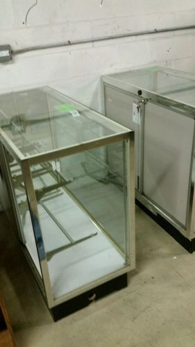 Glass display case