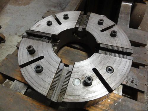 24&#034; american made 4-jaw hollow spindle chuck. 10&#034; hole.  leblond pratt cushman for sale