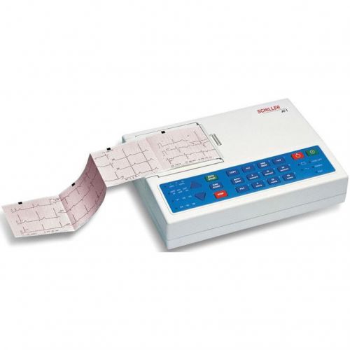 Schiller cardiovit at-1 3 channel, 12 lead ecg for sale