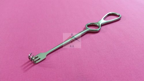 PREMIUM O.R GRADE VOLKMAN HOOK RETRACTOR 8.5&#034; SHARP 3-PRONGS RING HANDEL