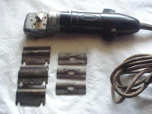 SUNBEAM CLIPMASTER CATTLE COW GOAT DOG CLIPPERS MODEL 510 A EXTRA BLADES