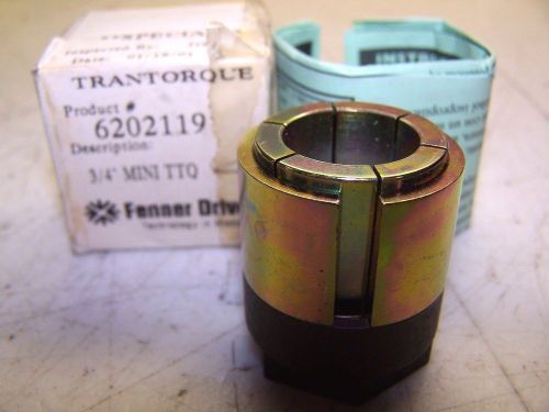 NEW FENNER DRIVES TRANTORQUE 3/4&#034; MINI TTQ KEYLESS BUSHING 6202119